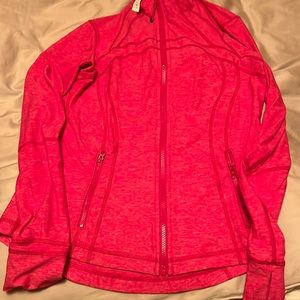 Bright pink Lulu jacket. size 10